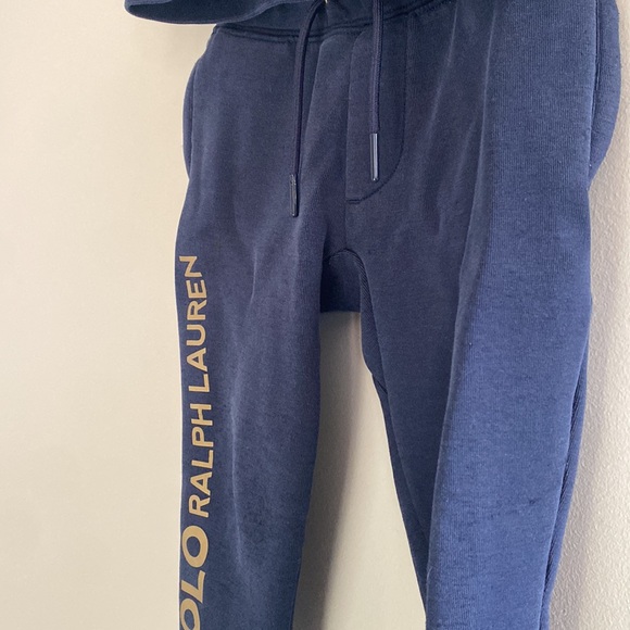 3T Polo Ralph Lauren 2 piece sweatsuit jogger set for toddler boys - Picture 4 of 9